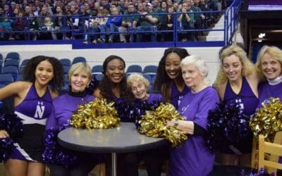 The Merion Senior Wildcat Dance Team Performs at Northwestern Basketball Game