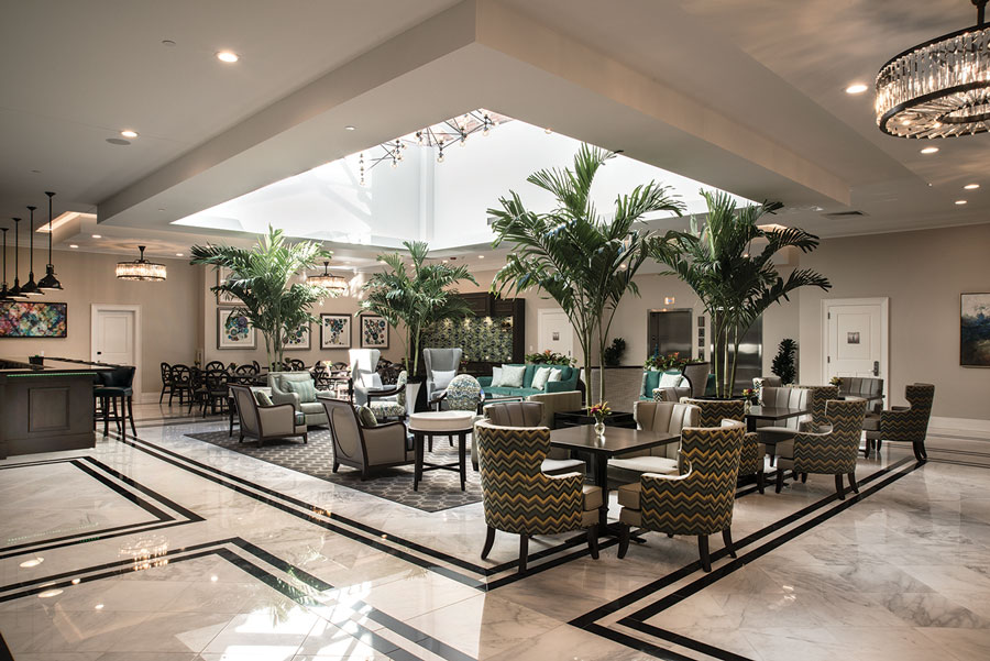 the merion luxury lobby